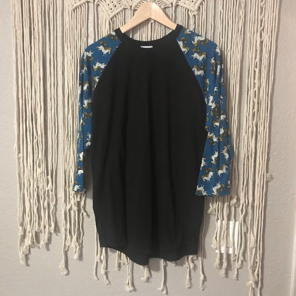 LuLaRoe Randy unicorn top XL